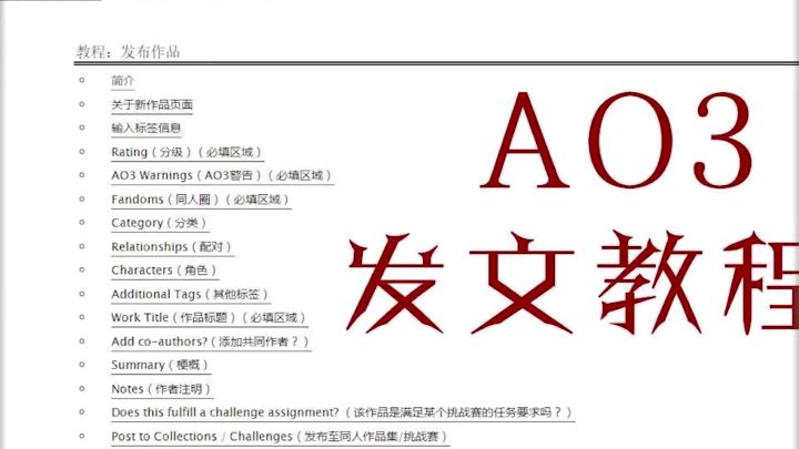 梗百科之AO3